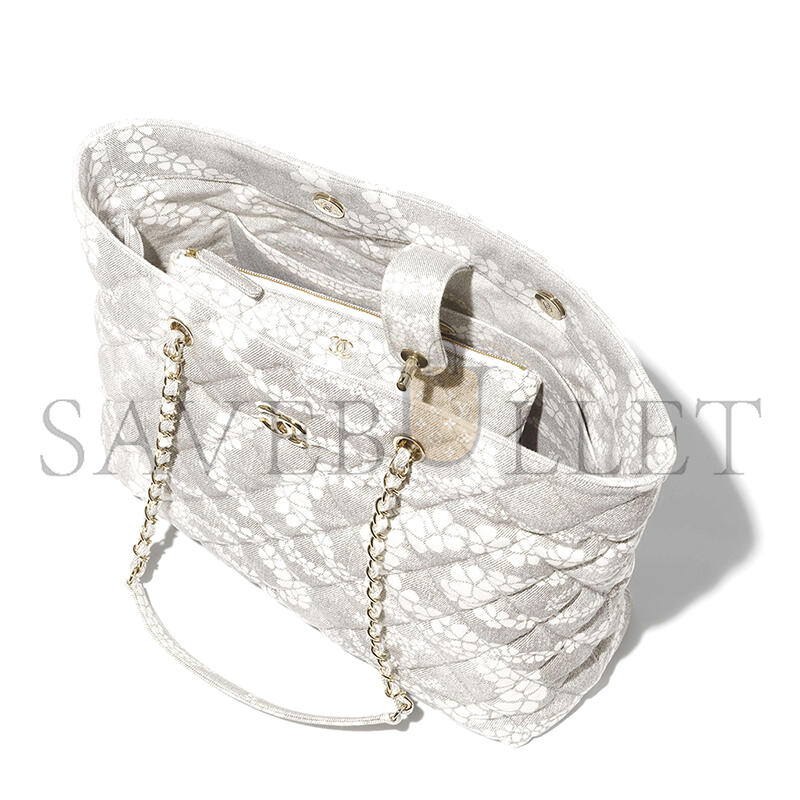 CHANEL MASTER SHOPPING BAG PRINTED DENIM AS5429 (37*28.5*13cm)